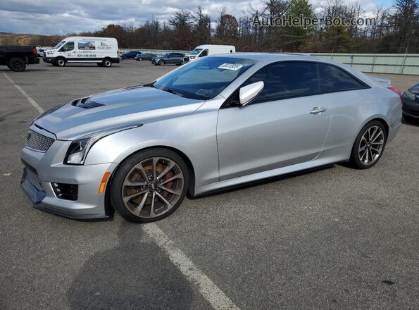 1G6AN1RY3G0111014 2016 CADILLAC ATS-V Silver წინა მარცხენა ხედი სამი მეოთხედიდან
