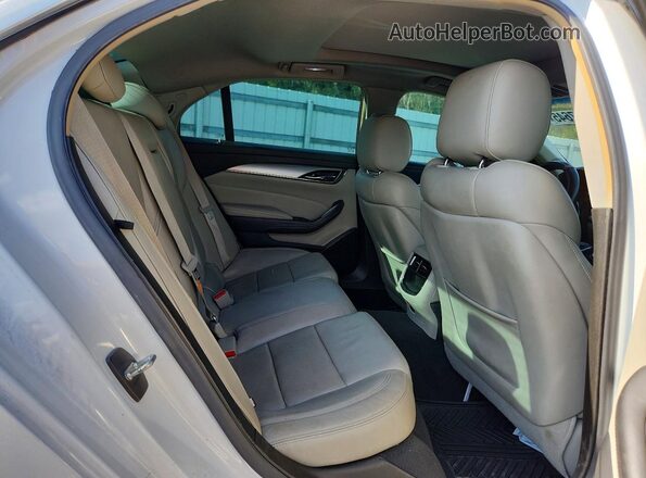 1G6AP5SX5J0138693 2018 CADILLAC CTS Белый Вид задних сидений