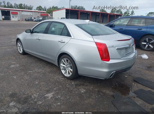 1G6AP5SX8K0106595 2019 CADILLAC CTS Серебряный Задняя левая четверть