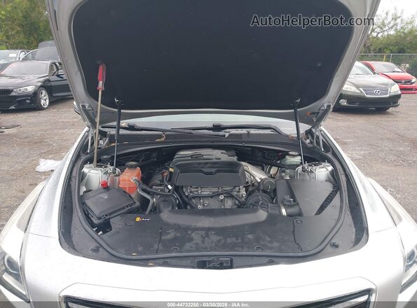 1G6AP5SX8K0106595 2019 CADILLAC CTS Серебряный Вид сзади