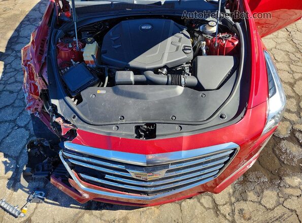 1G6AR5SS6H0209358 2017 CADILLAC CTS Красный Вид задней части салона