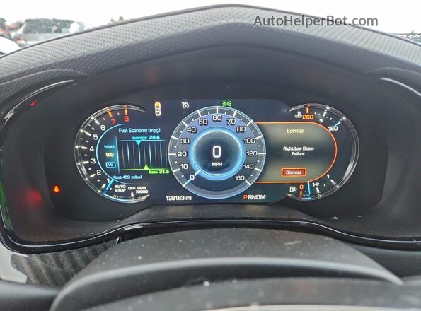 1G6AY5SS0G0134075 2016 CADILLAC CTS Серый Вид щитка приборов