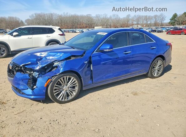 1G6DB5RK2P0115466 2023 CADILLAC CT4 Blue წინა მარცხენა ხედი სამი მეოთხედიდან