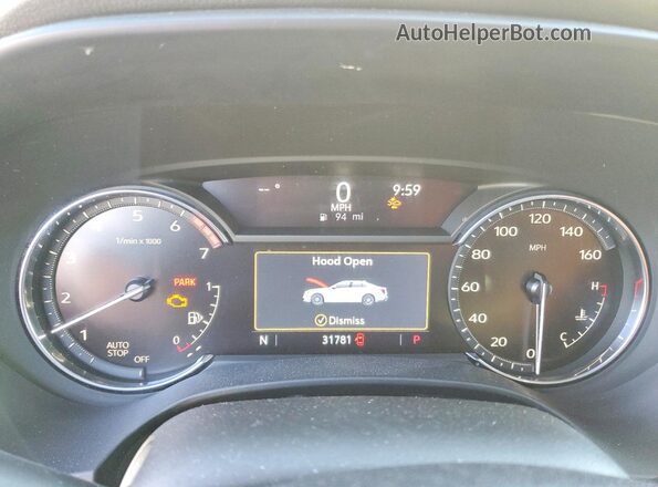 1G6DF5RK9N0133139 2022 CADILLAC CT4 Белый Вид щитка приборов