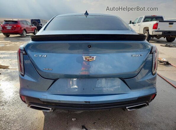 1G6DG5RK4P0123487 2023 CADILLAC CT4 Бирюзовый Вид сзади