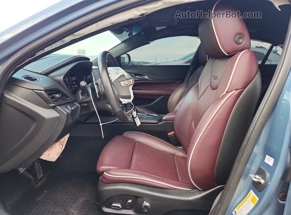 1G6DG5RK4P0123487 2023 CADILLAC CT4 Бирюзовый Вид салона спереди