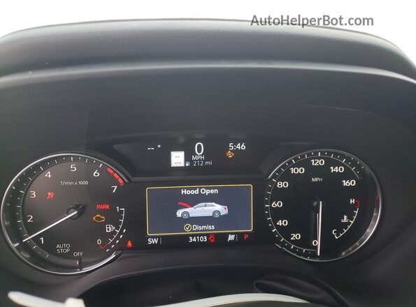 1G6DG5RK4R0101587 2024 CADILLAC CT4 Белый Вид щитка приборов