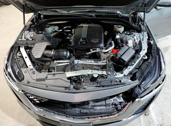 1G6DN5RK4P0122362 2023 CADILLAC CT5 Серебряный Вид задней части салона