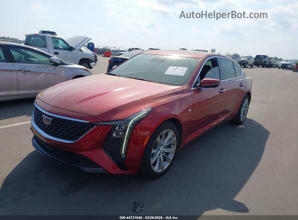 1G6DN5RK7T0102505 2026 CADILLAC CT5 Red Przód lewy