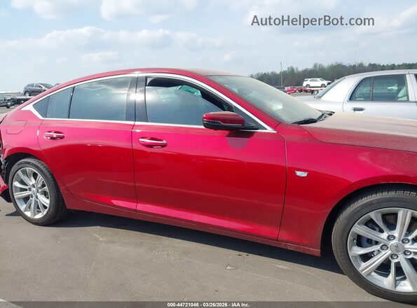 1G6DN5RK7T0102505 2026 CADILLAC CT5 Red Widok wnętrza z tyłu
