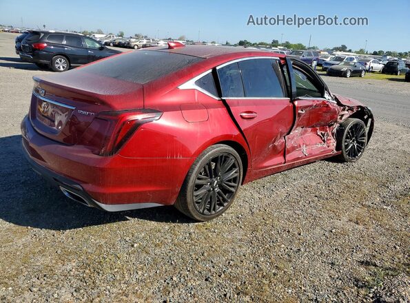 1G6DN5RW1P0121379 2023 CADILLAC CT5 Burgundy Tył prawy
