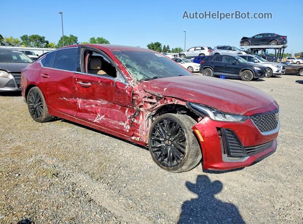 1G6DN5RW1P0121379 2023 CADILLAC CT5 Burgundy Przód prawy