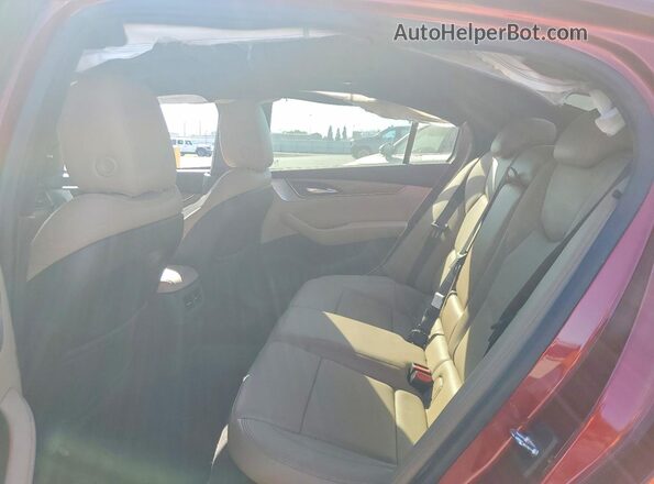 1G6DN5RW1P0121379 2023 CADILLAC CT5 Burgundy Widok tylnych siedzeń