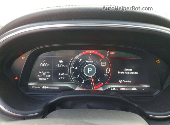 1G6DR5RW2M0146520 2021 CADILLAC CT5 Black Widok zestawu wskaźników