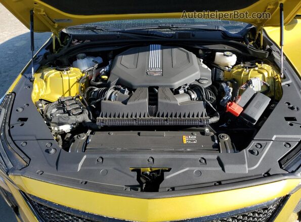 1G6DR5RWXT0100304 2026 CADILLAC CT5 Yellow Вид задньої частини салону