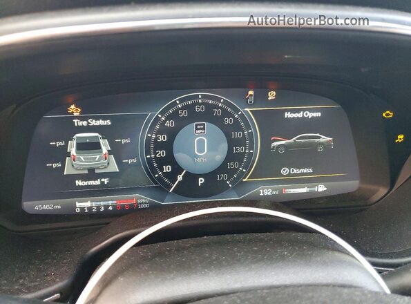 1G6DS5RK1P0115863 2023 CADILLAC CT5 Синий Вид щитка приборов