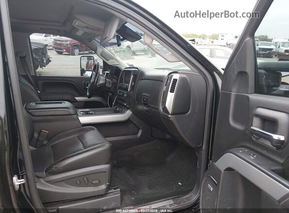 1GC1KWE85GF155943 2016 CHEVROLET SILVERADO Черный Вид салона спереди
