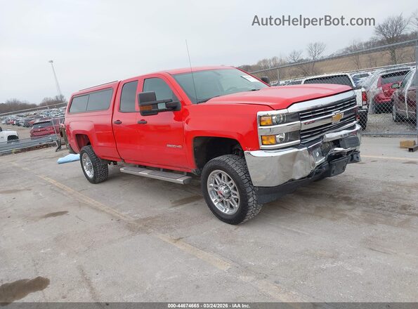 1GC2KUEG2HZ388792 2017 CHEVROLET SILVERADO Красный Передняя правая четверть