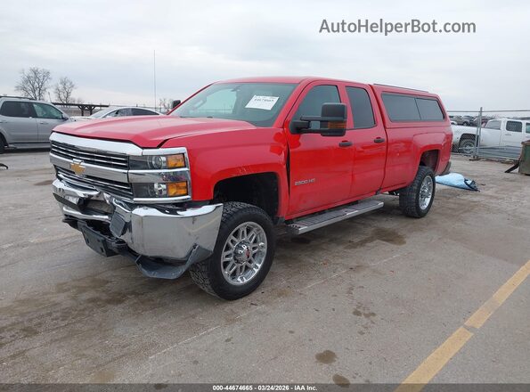 1GC2KUEG2HZ388792 2017 CHEVROLET SILVERADO Красный Передняя левая четверть