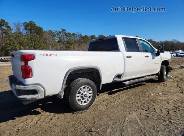 1GC4YLE78NF363538 2022 CHEVROLET SILVERADO Белый Задняя правая четверть