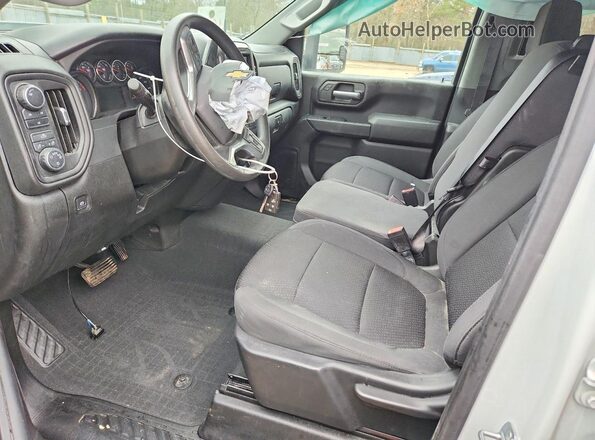 1GC4YLE78NF363538 2022 CHEVROLET SILVERADO Белый Вид салона спереди