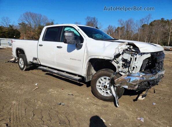 1GC4YLE78NF363538 2022 CHEVROLET SILVERADO Белый Передняя правая четверть