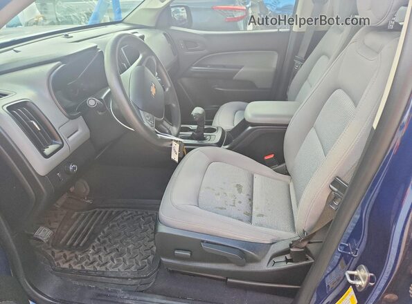 1GCGSBEN0L1109534 2020 CHEVROLET COLORADO Синий Вид салона спереди