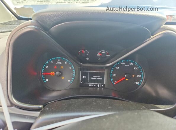 1GCGSBEN0L1109534 2020 CHEVROLET COLORADO Синий Вид щитка приборов