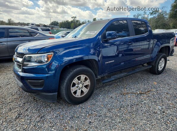 1GCGSBEN0L1109534 2020 CHEVROLET COLORADO Синий Передняя левая четверть