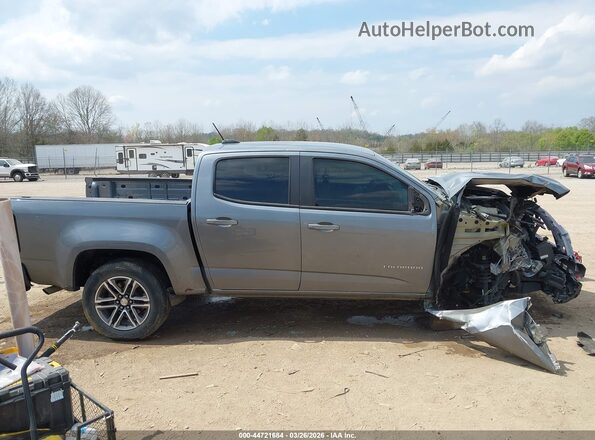 1GCGSBEN7M1220230 2021 CHEVROLET COLORADO Gray Widok wnętrza z tyłu