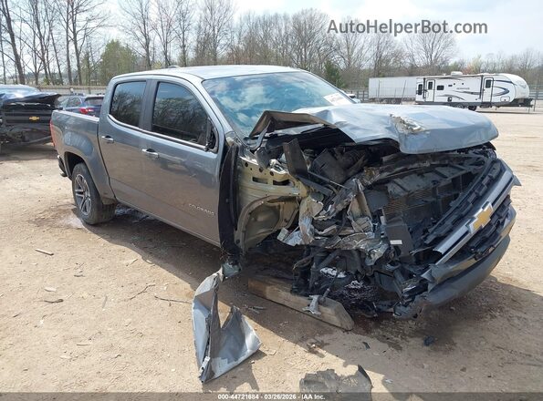 1GCGSBEN7M1220230 2021 CHEVROLET COLORADO Gray Przód prawy