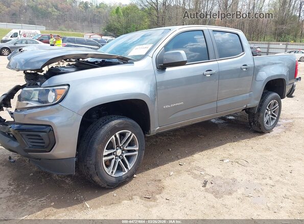 1GCGSBEN7M1220230 2021 CHEVROLET COLORADO Gray Przód lewy