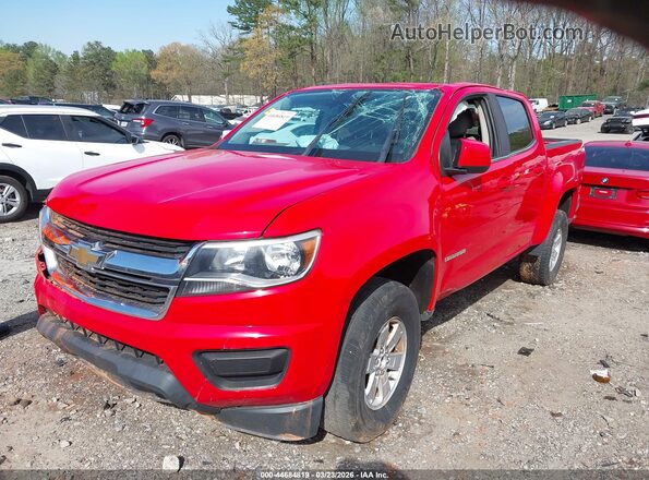 1GCGSBEN9L1125411 2020 CHEVROLET COLORADO Красный Вид спереди