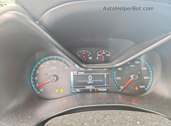 1GCGSCE36G1219983 2016 CHEVROLET COLORADO Серый Вид щитка приборов