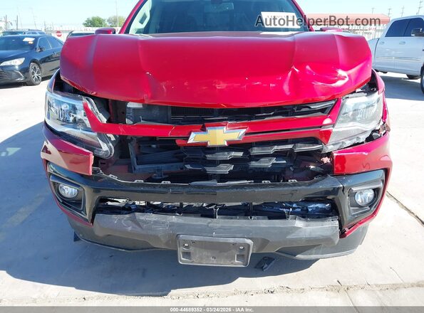 1GCGSCEN4M1125436 2021 CHEVROLET COLORADO Красный Вид спереди