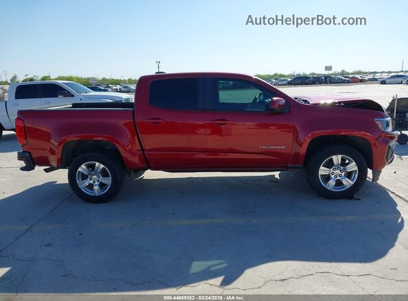 1GCGSCEN4M1125436 2021 CHEVROLET COLORADO Красный Вид задней части салона