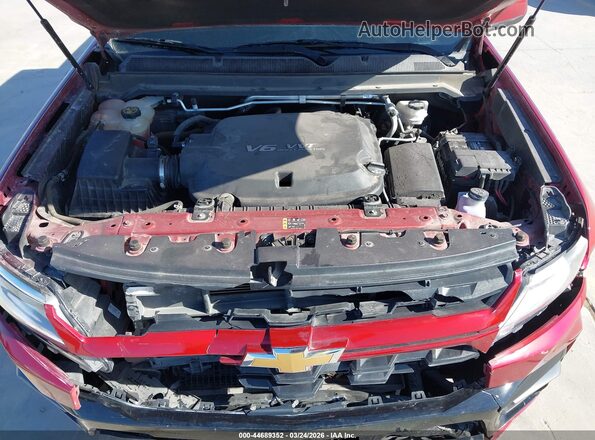 1GCGSCEN4M1125436 2021 CHEVROLET COLORADO Красный Вид сзади