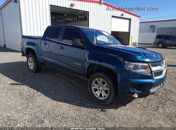 1GCGSCENXK1264757 2019 CHEVROLET COLORADO Синий Передняя правая четверть