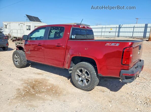 1GCGSDEN1K1287950 2019 CHEVROLET COLORADO Темно-бордовый Задняя левая четверть