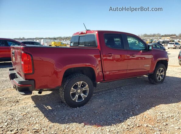 1GCGSDEN1K1287950 2019 CHEVROLET COLORADO Темно-бордовый Задняя правая четверть