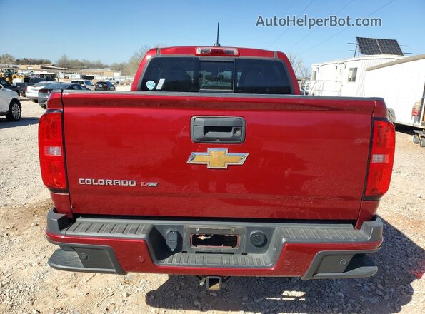 1GCGSDEN1K1287950 2019 CHEVROLET COLORADO Темно-бордовый Вид сзади