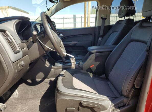 1GCGSDEN1K1287950 2019 CHEVROLET COLORADO Темно-бордовый Вид салона спереди