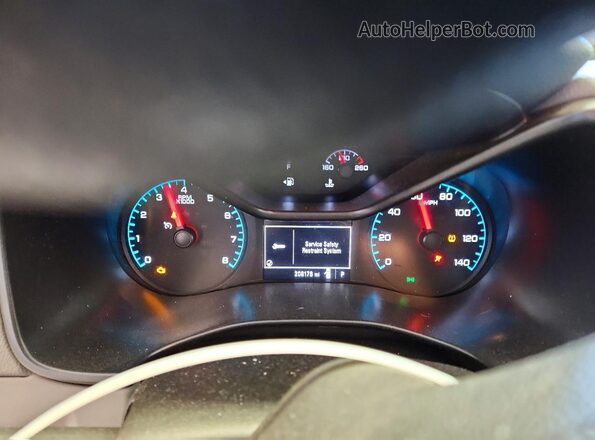 1GCGTBEN2J1295880 2018 CHEVROLET COLORADO Серебряный Вид щитка приборов
