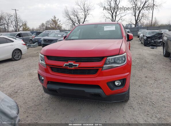 1GCGTBEN5K1239093 2019 CHEVROLET COLORADO Красный Вид щитка приборов