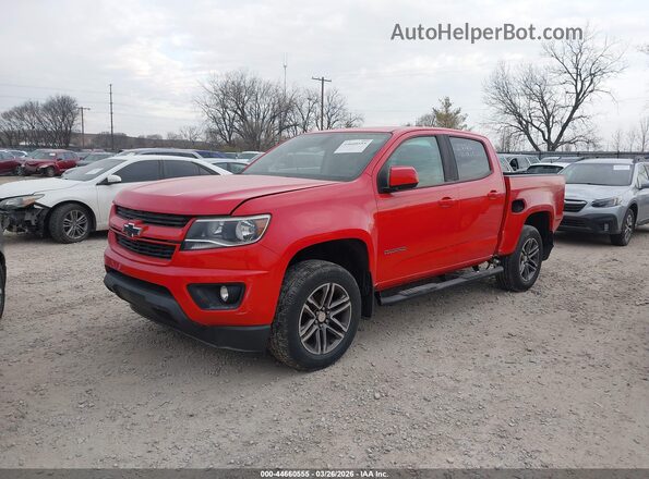 1GCGTBEN5K1239093 2019 CHEVROLET COLORADO Красный Передняя левая четверть