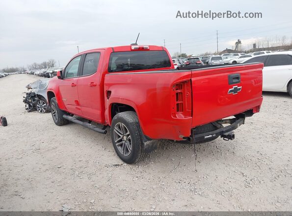 1GCGTBEN5K1239093 2019 CHEVROLET COLORADO Красный Задняя левая четверть
