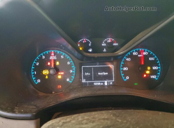 1GCGTBEN5K1329960 2019 CHEVROLET COLORADO Белый Вид щитка приборов