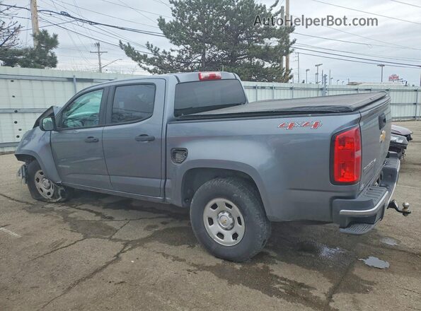 1GCGTBEN7J1278671 2018 CHEVROLET COLORADO Серый Задняя левая четверть