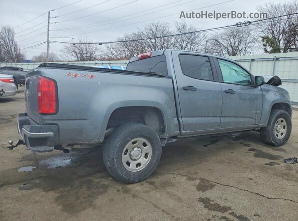 1GCGTBEN7J1278671 2018 CHEVROLET COLORADO Серый Задняя правая четверть