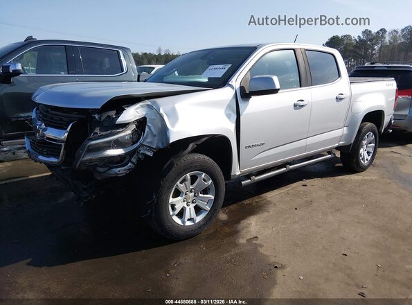 1GCGTCEN0J1262883 2018 CHEVROLET COLORADO Серебряный Передняя левая четверть